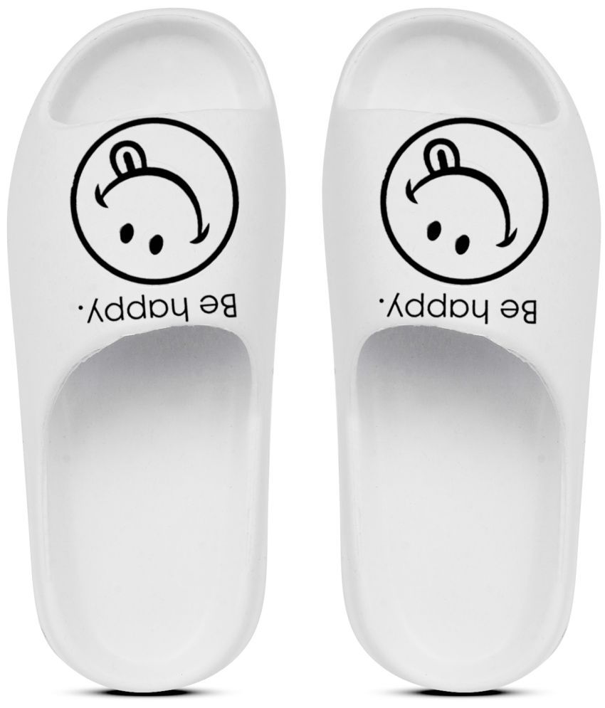     			Pampy Angel - White Men's Slide Flip flop