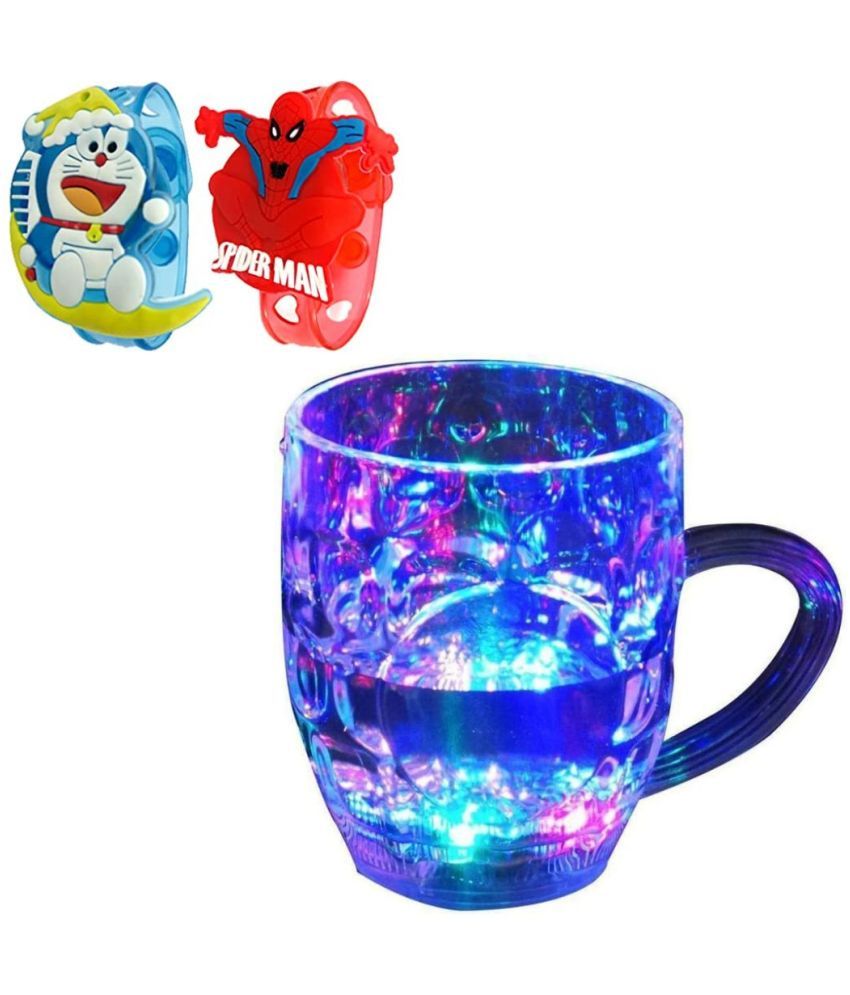     			THRIFTKART Kid's Rakhi Multicolour 2PC Assorted Character RAKHI WITH LED MUG