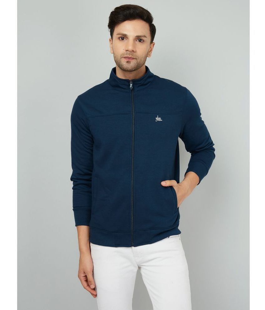     			YHA - Blue Fleece Regular Fit Men's Casual Jacket ( Pack of 1 )