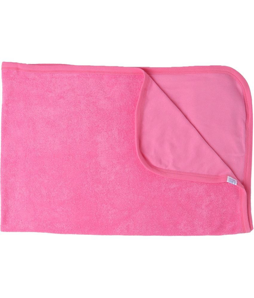     			Baby Eli Single Pink Cotton Bath Towels