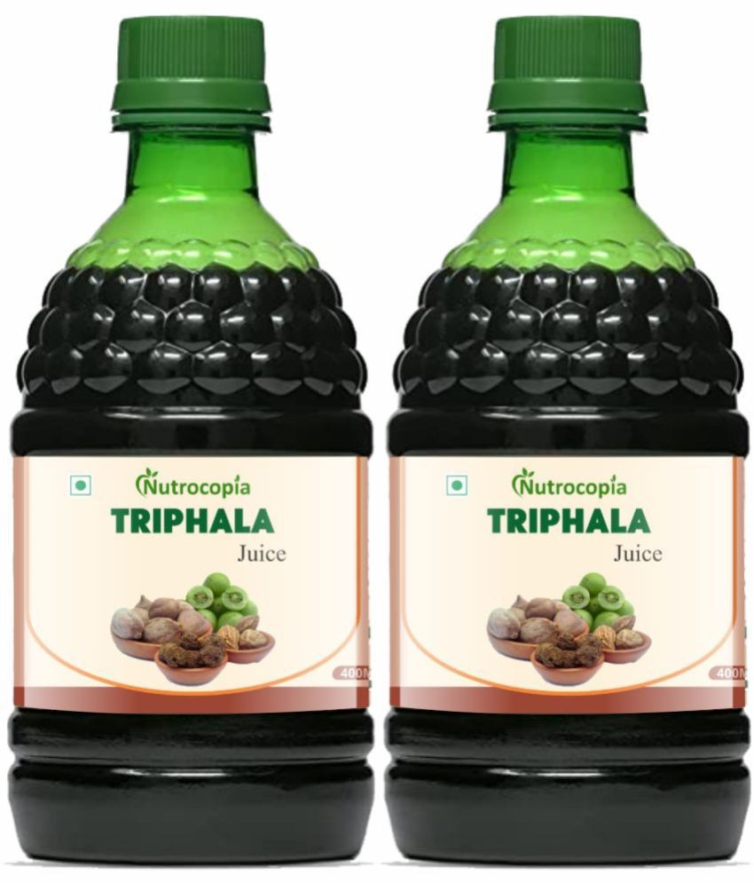     			NUTROCOPIA Triphala Juice | 100% Ayurvedic | Relieves Constipation & Improves Digestion | No Added Sugar - 400 ML (Pack of 2)
