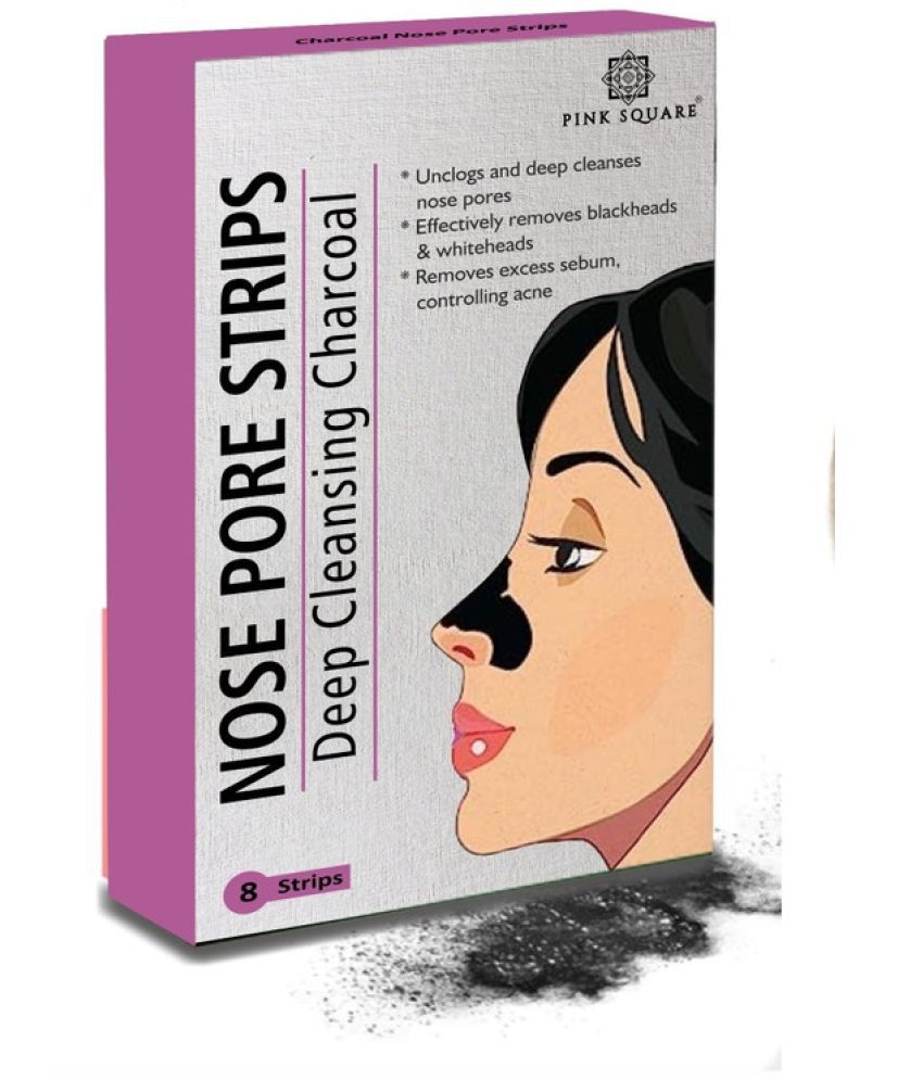     			Pink Square Premium - Cleansing Charcoal Sheet Mask For All Skin Type ( Pack of 1 )