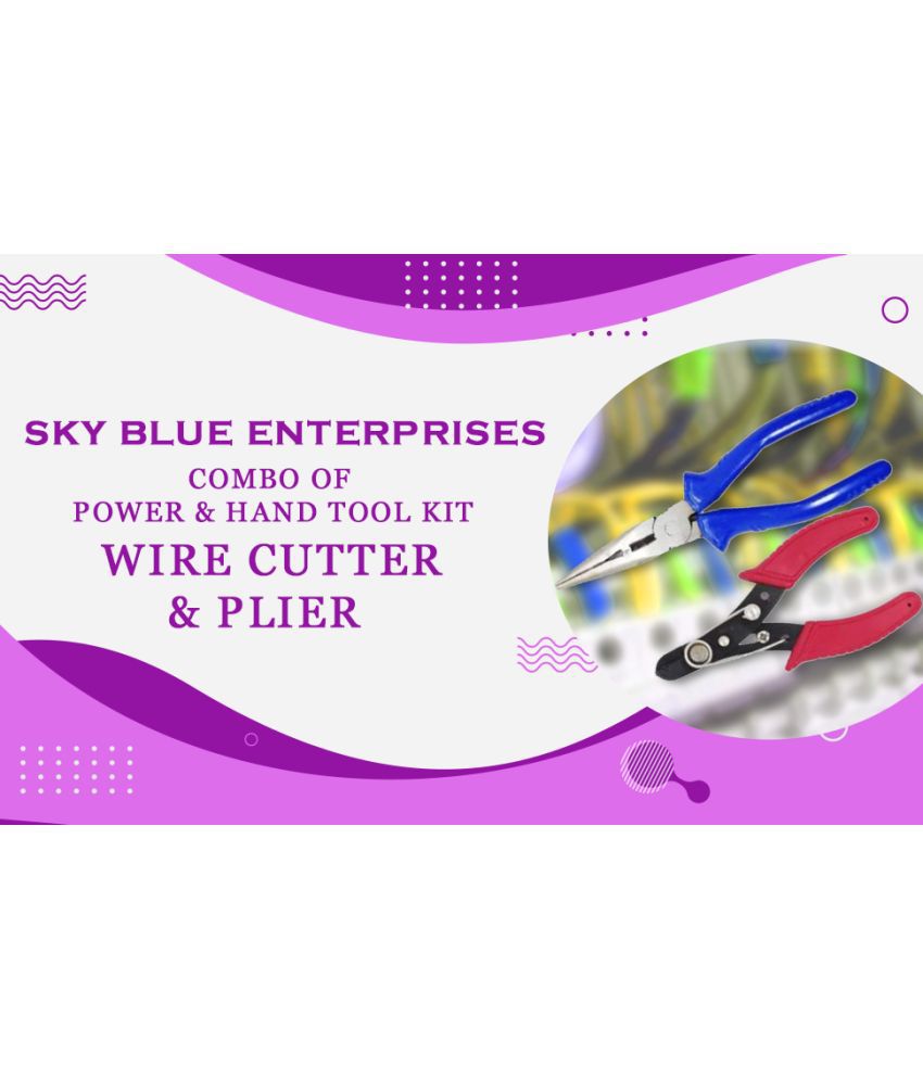     			Sky Blue Professional Multi Used Home & Office Combination Tool Kit