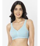 Amante - Blue Cotton Non Padded Women's Everyday Bra ( Pack of 1 )