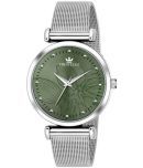 Crestello - Silver Metal Analog Womens Watch