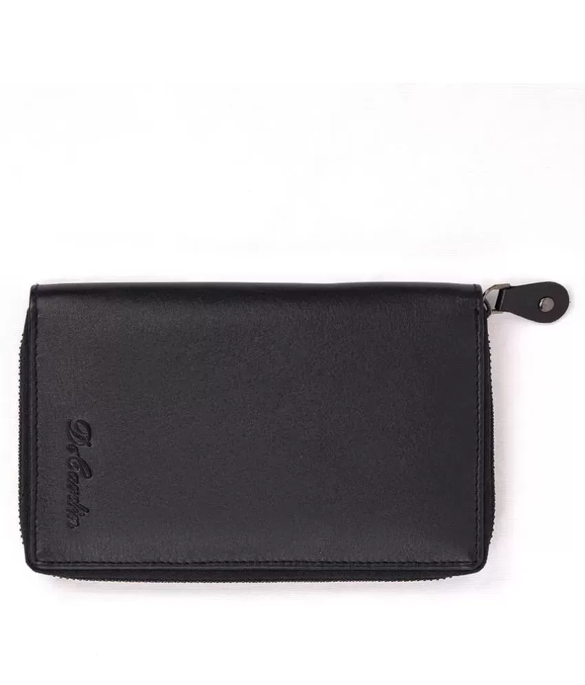 Buy Men Maroon Genuine Leather Wallet Online - 716859 | Van Heusen