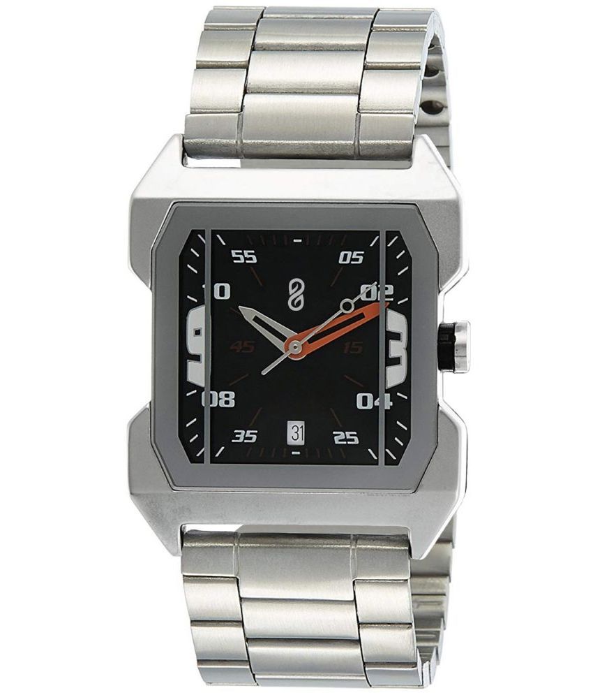     			DIGITRACK - Silver Stainless Steel Analog Men's Watch