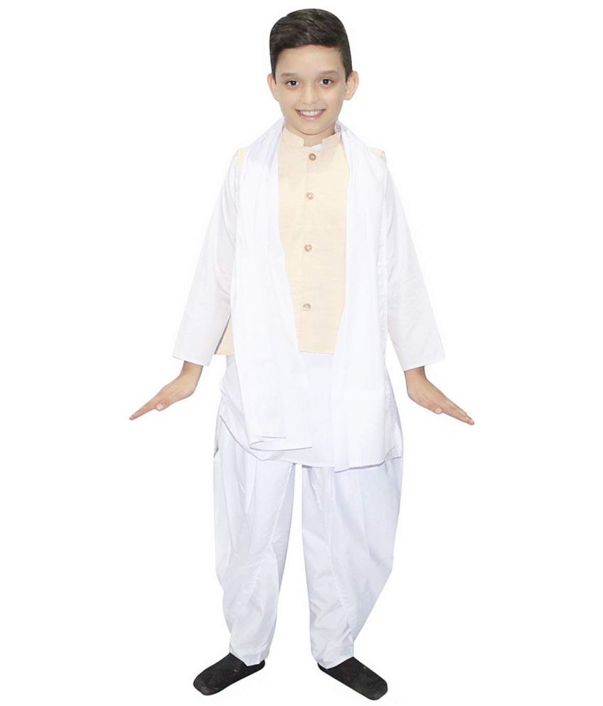     			Kaku Fancy Dresses Sardar Vallabh Bhai Patel Costume For Boys | National Hero Freedom Fighter Fancy Dress For Independence Day & Republic Day - 5-6 Years