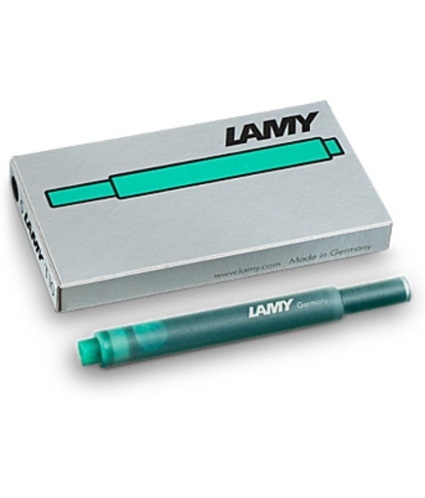     			LAMY T10 Fountain Pen Green Ink Cartridges Box | Smooth Ink Flow system Ink Cartridge (Green)