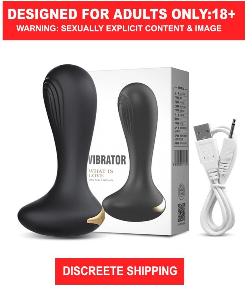     			LILO Anal Vibrator Prostate Stimulator Massage with 10 Vibration Modes Butt Plug Remote Control for Men