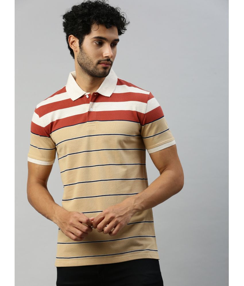     			ONN - Beige Cotton Regular Fit Men's Polo T Shirt ( Pack of 1 )