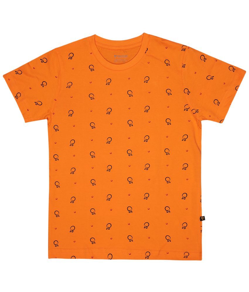     			Proteens Pack of 1 Boys Cotton T-Shirt ( Orange )