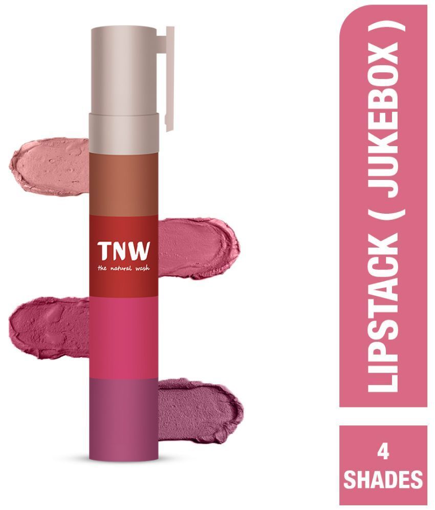     			TNW , The Natural Wash Lipstack(02) Jukebox, Longtay Lipstick Set, 6.4G