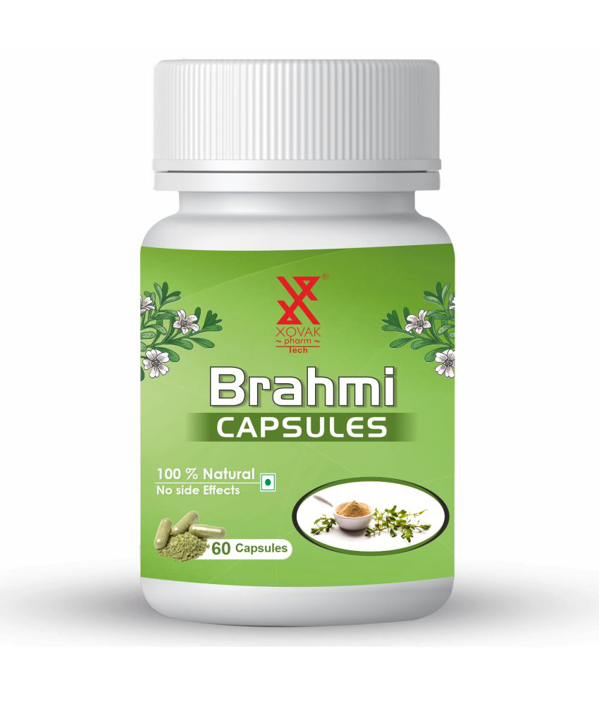     			xovak pharmtech Organic Brahmi Capsule 50 gm Pack Of 1