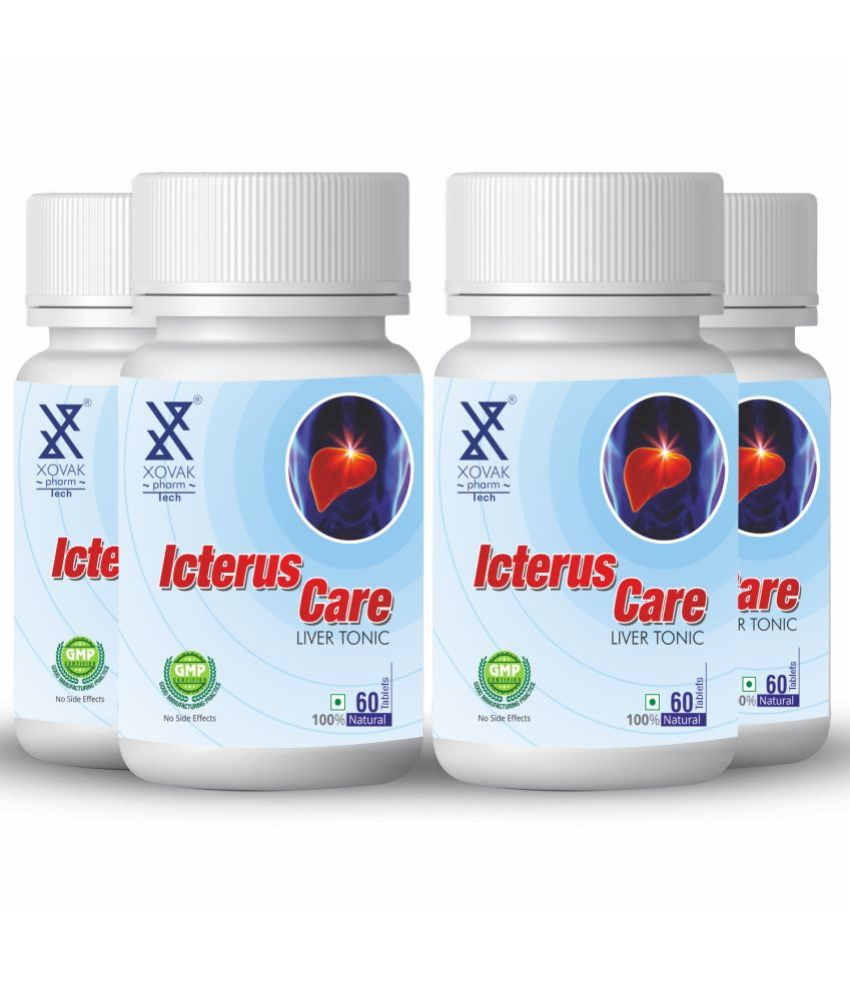     			xovak pharmtech Ayurvedic Icterus Care For Liver Tonic Tablet 200 gm Pack Of 4