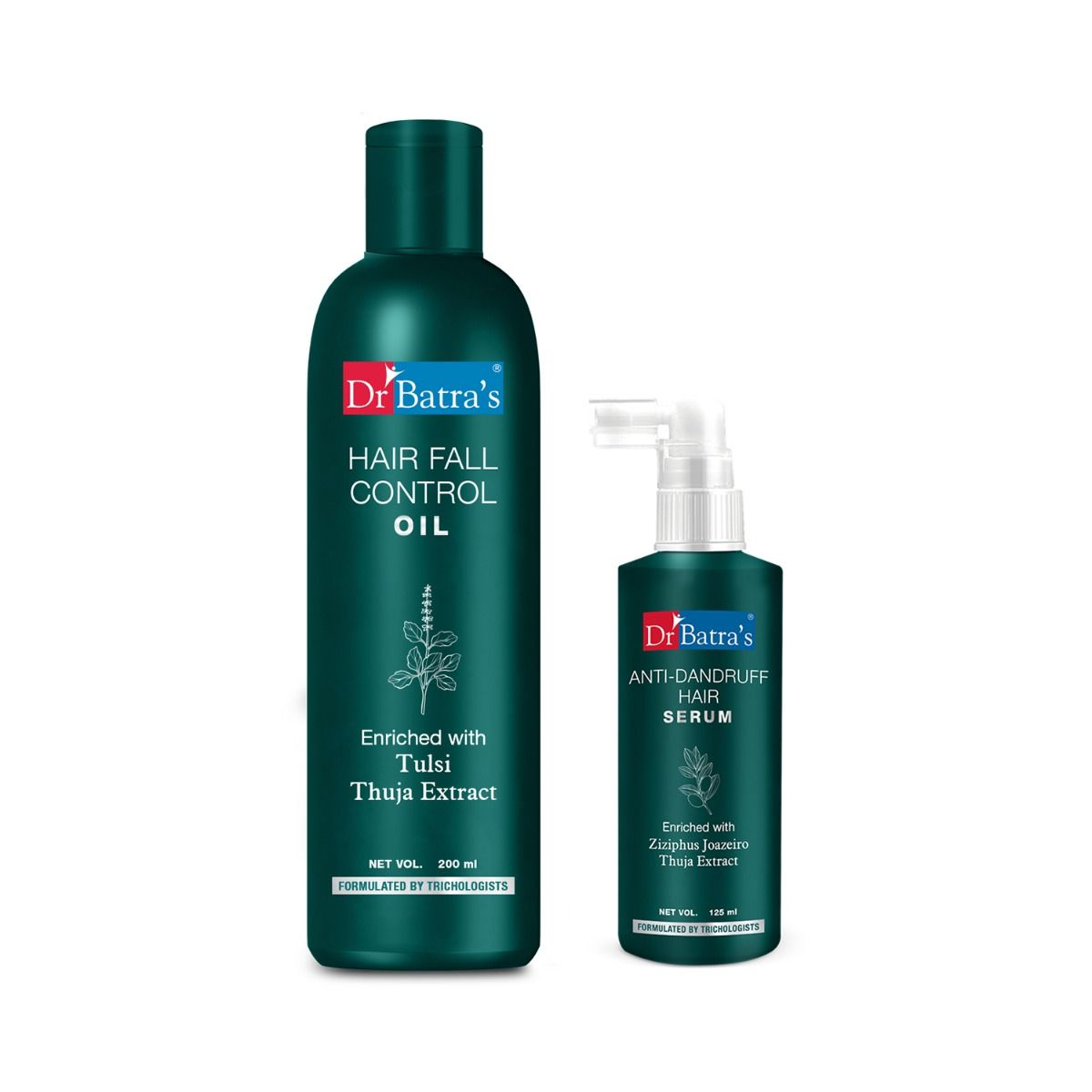     			Dr Batra's Anti Dandruff Hair Serum and Hair Fall Control Oil- 200 ml (Pack of 2)