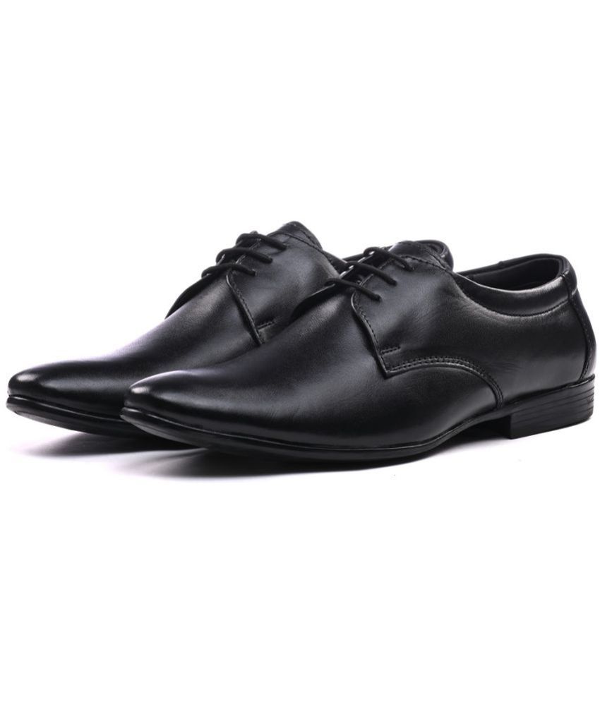     			ITALIAN ELEGANZA - Black Men's Derby Formal Shoes