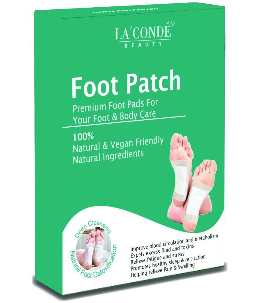     			La'Conde Detox Foot 10 Patches, Pain Free Foot Pads Pack 1 Foot Patches