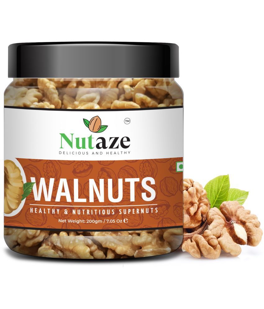     			Nutaze Kashmiri Walnuts Kernels (Walnuts Without Shell) 200g, | Kashmiri Walnuts | Fresh Akhrot Giri | Rich in Antioxidant & Omega-3