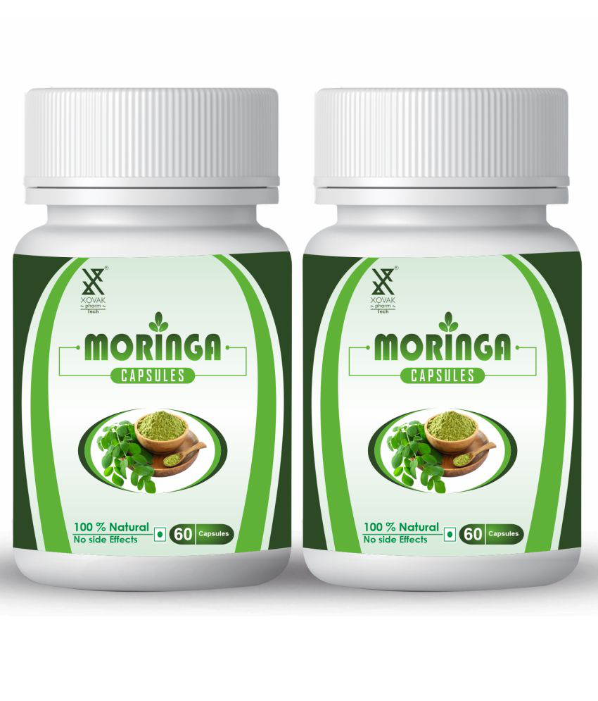     			xovak pharmtech Organic Moringa Capsule 100 gm Pack Of 2