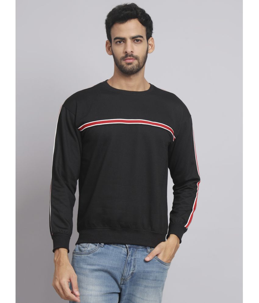     			OBAAN - Black Cotton Blend Regular Fit Men's Sweatshirt ( Pack of 1 )
