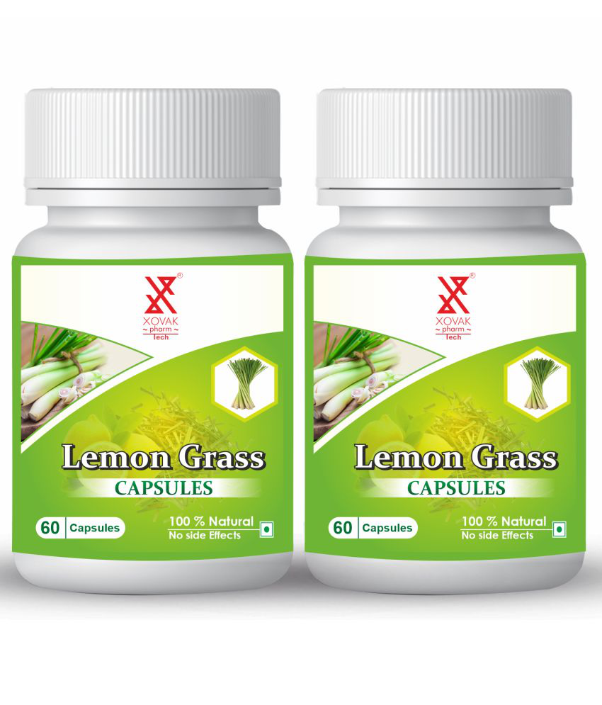     			xovak pharmtech Organic Lemon Grass Capsule 100 gm Pack Of 2