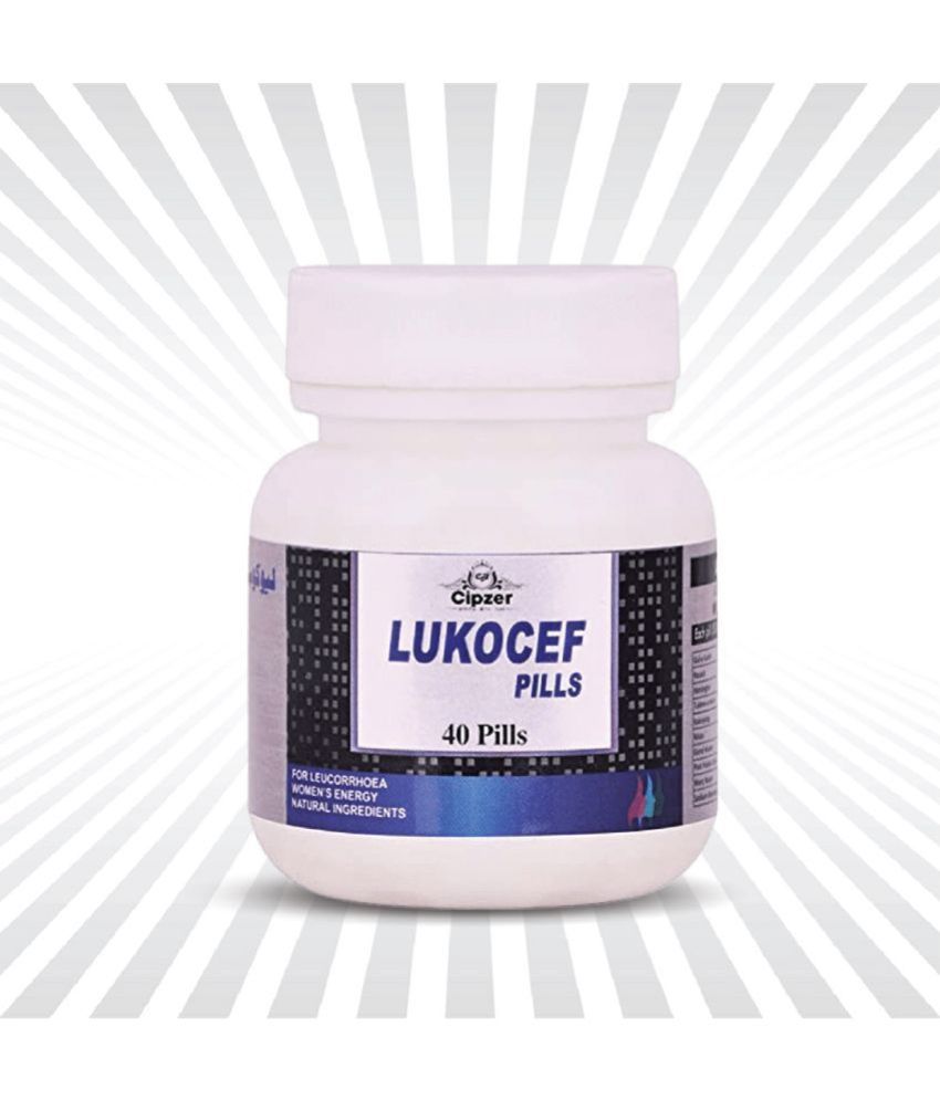     			Cipzer Lukocef 40 PillsAyurvedic Medicine for Leucorrhea