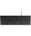 Portronics - Black USB Wired Desktop Keyboard