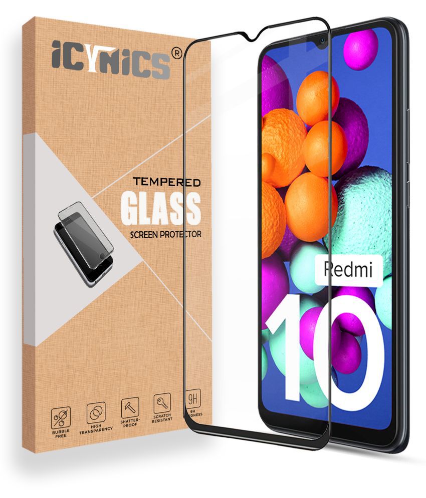     			Icynics - Tempered Glass Compatible For Xiaomi Redmi 10 ( Pack of 1 )