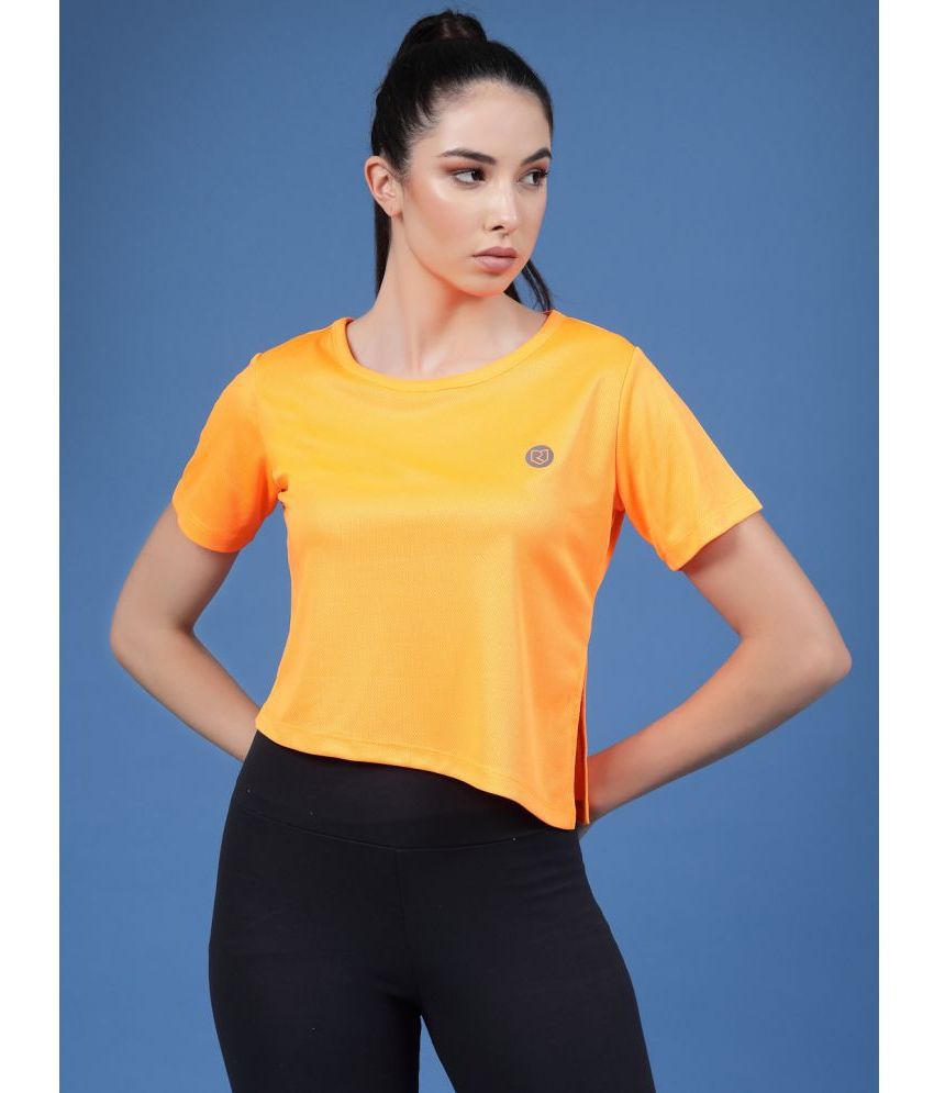    			Rigo - Orange Polyester Women's Regular Top ( Pack of 1 )