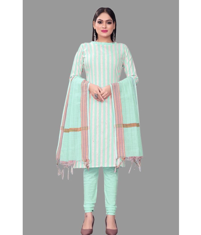     			Aika - Unstitched Multicolor Cotton Dress Material ( Pack of 1 )