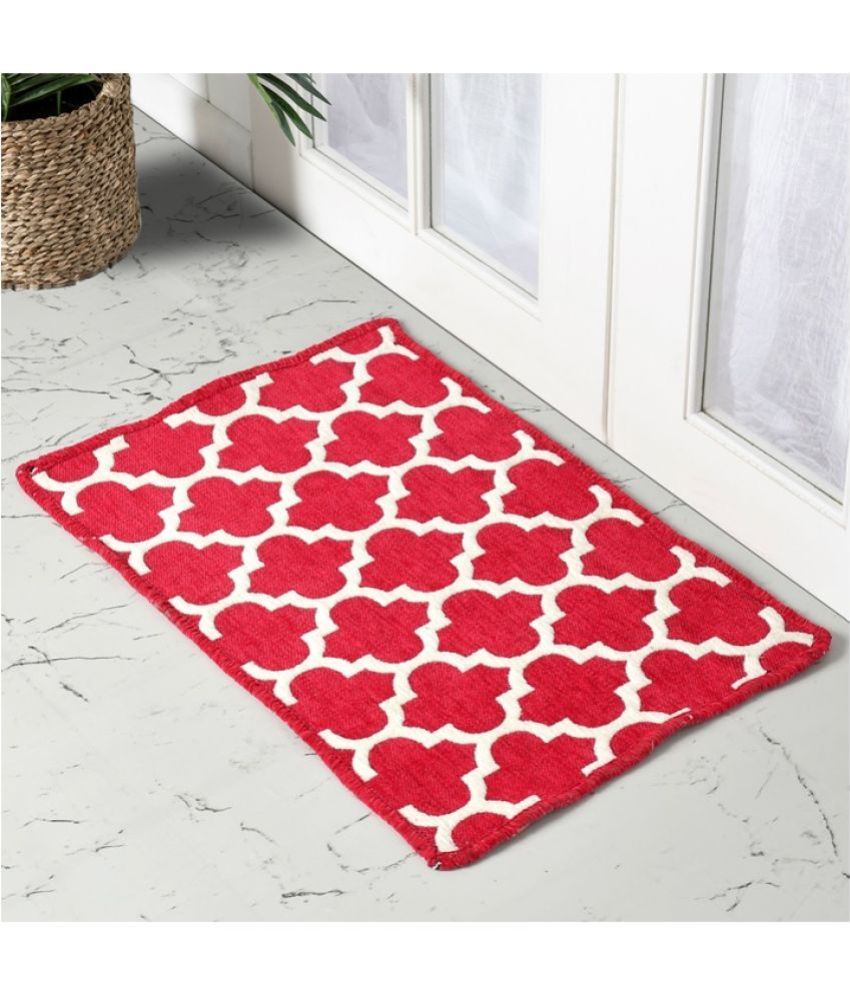     			FURNISHING HUT - Anti-skid Schenelle Door Mat ( 60 X 40 cm ) Single - Pink