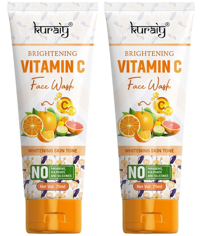     			KURAIY Face Wash Cream With Natural Deep Moisturizing Face wash Tube pack of 2