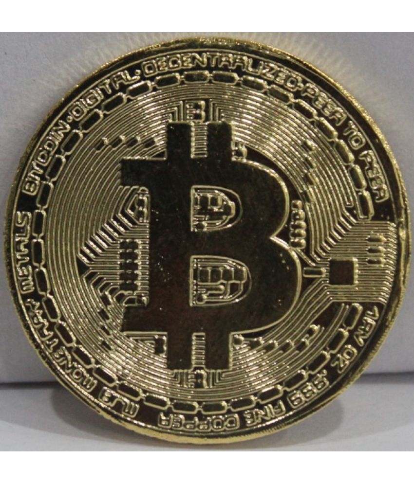     			Luxury - Bitcoin Rare Collecting Fancy Goldplated Crypto-Token Coin Numismatic Coins