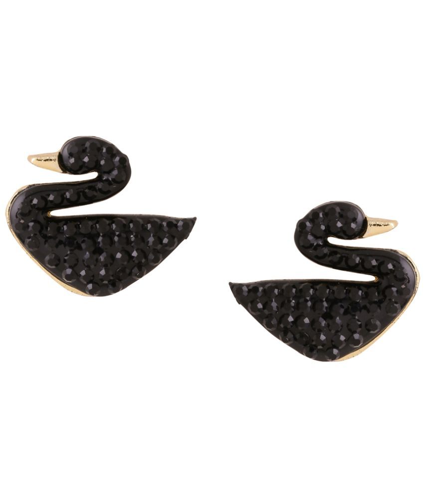     			NVR - Gold Stud Earrings ( Pack of 1 )