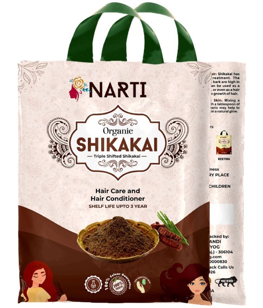     			Narti Shikakai powder hair 500g Organic Henna 1 g