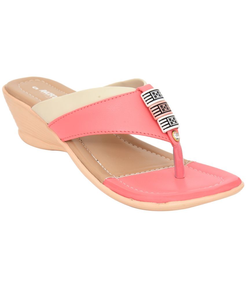     			Racecourse - Pink Women's Slip On Heels