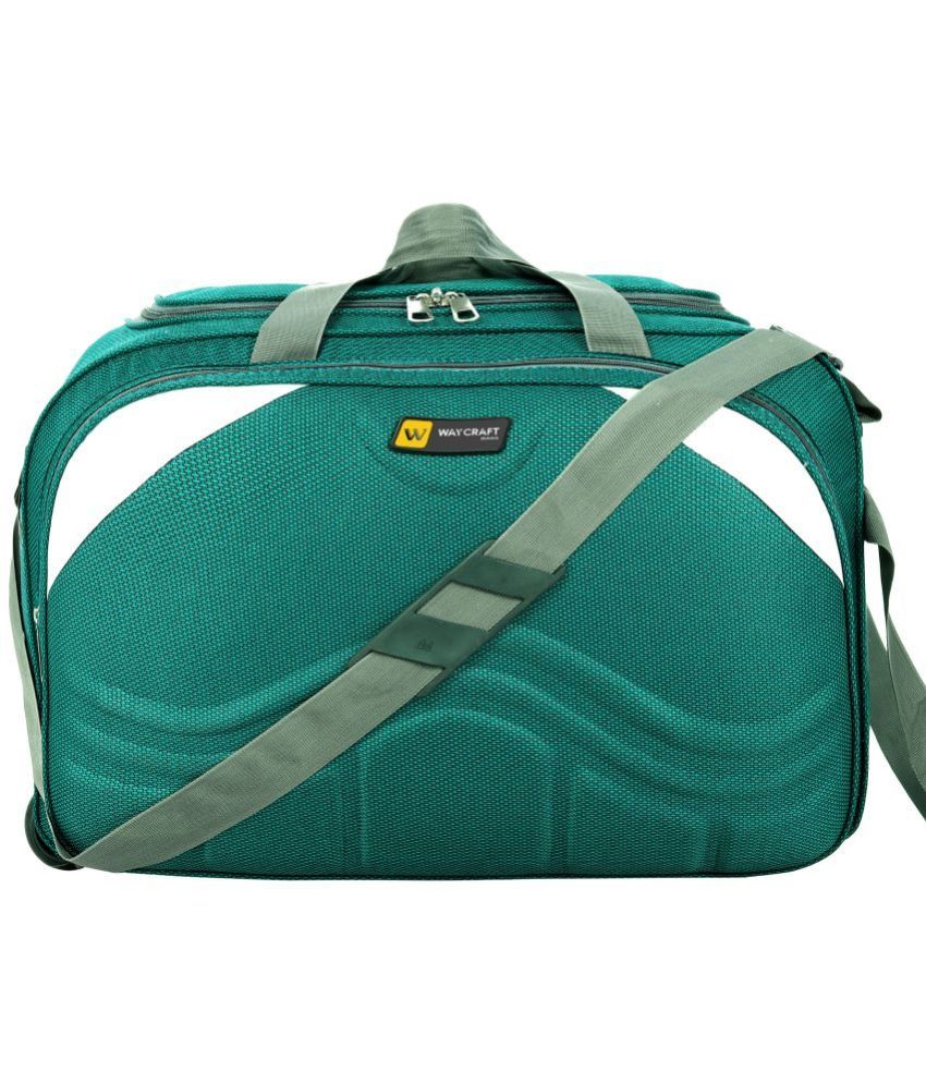     			Waycraft - 55 Ltrs Green Polyester Duffle Bag