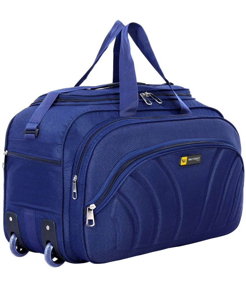     			Waycraft - 55 Ltrs Navy Polyester Duffle Bag