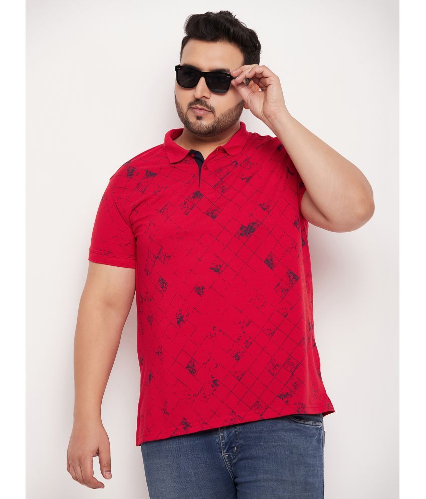     			XFOX - Red Cotton Blend Regular Fit Men's Polo T Shirt ( Pack of 1 )