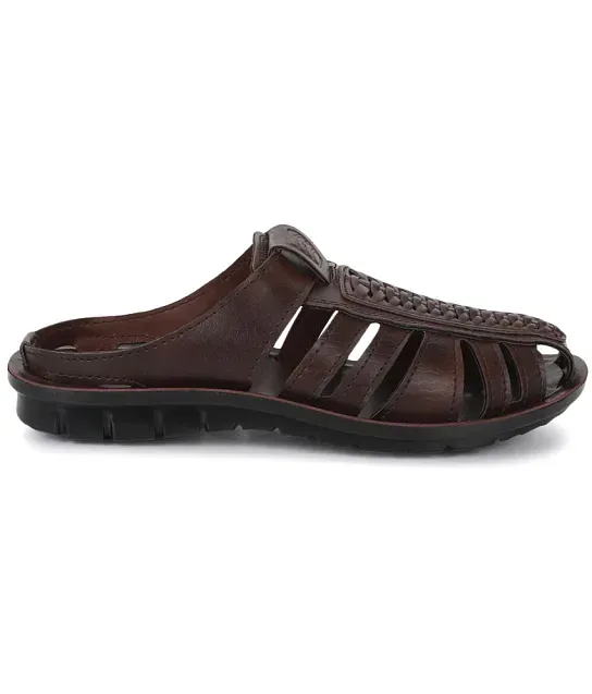 UrbanMark Brown Men s Sandals SDL758641037 2 7d7e4