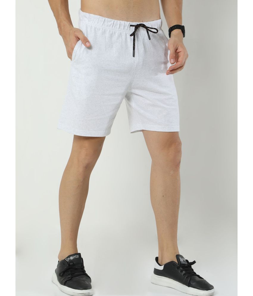     			Ardeur - Off-White Cotton Blend Men's Shorts ( Pack of 1 )