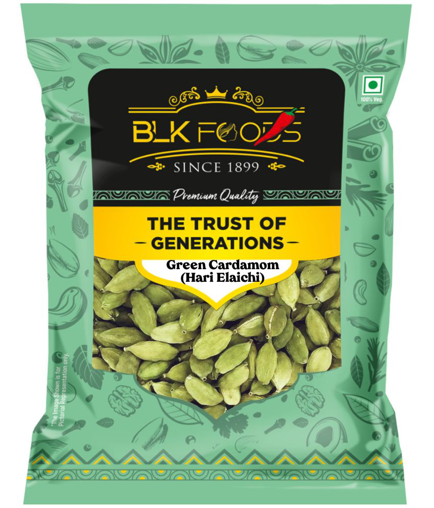     			BLK FOODS _Select Green Cardamom Whole (High Grade Choti Elaichi Sabut) 25g 25 gm
