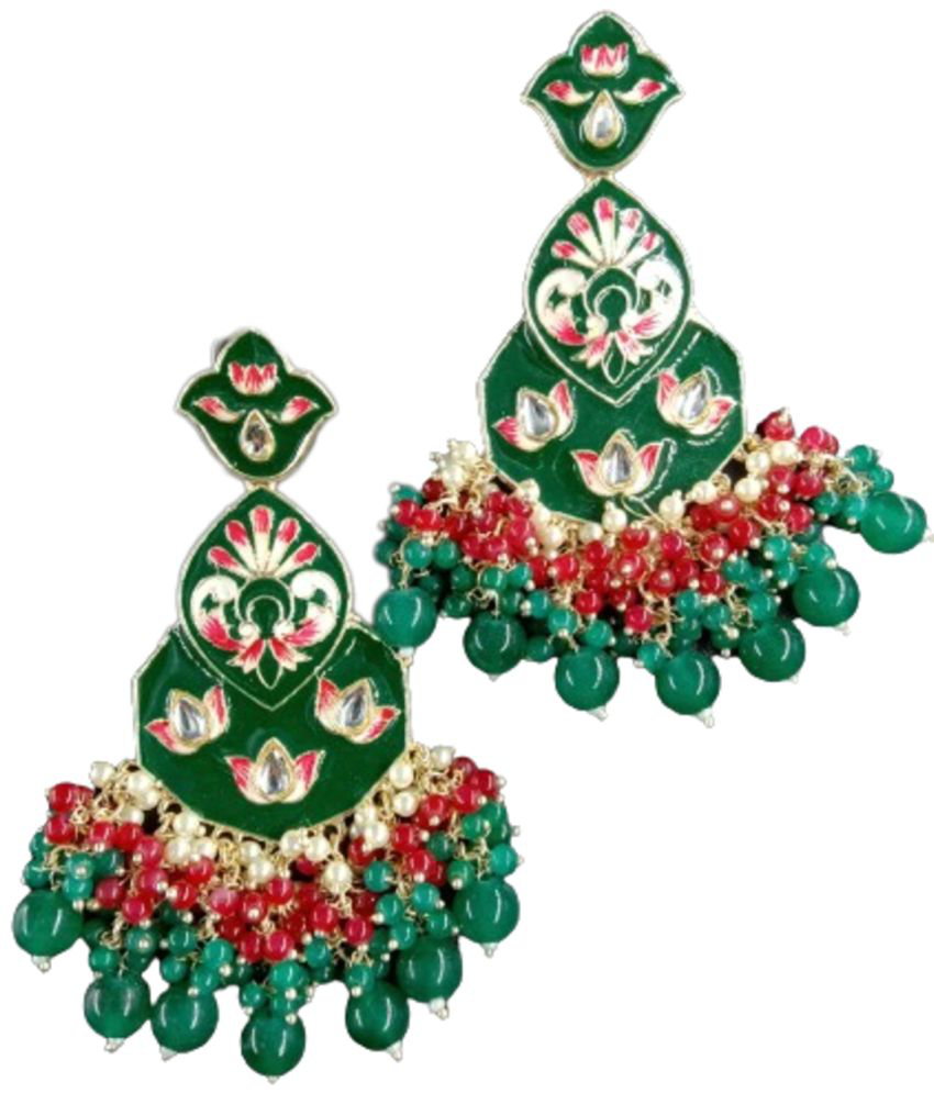     			Jiyanshi fashion - Multi Color Jhumki Earrings ( Pack of 1 )