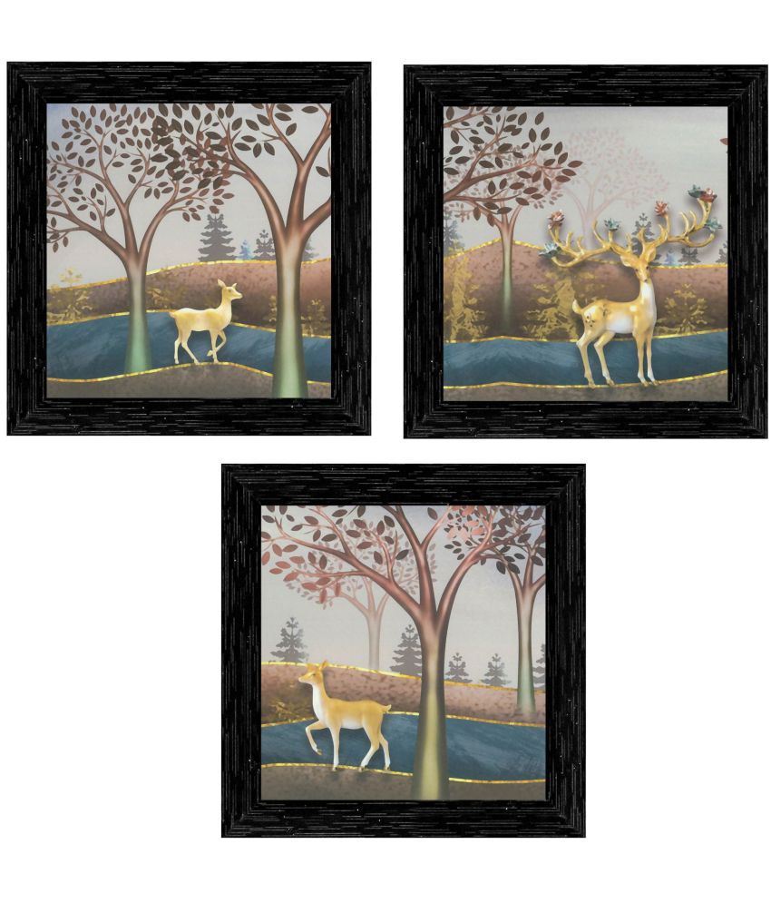    			Indianara - Animal Painting With Frame
