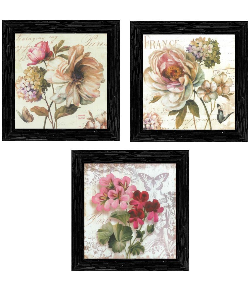     			Indianara - Floral Painting With Frame