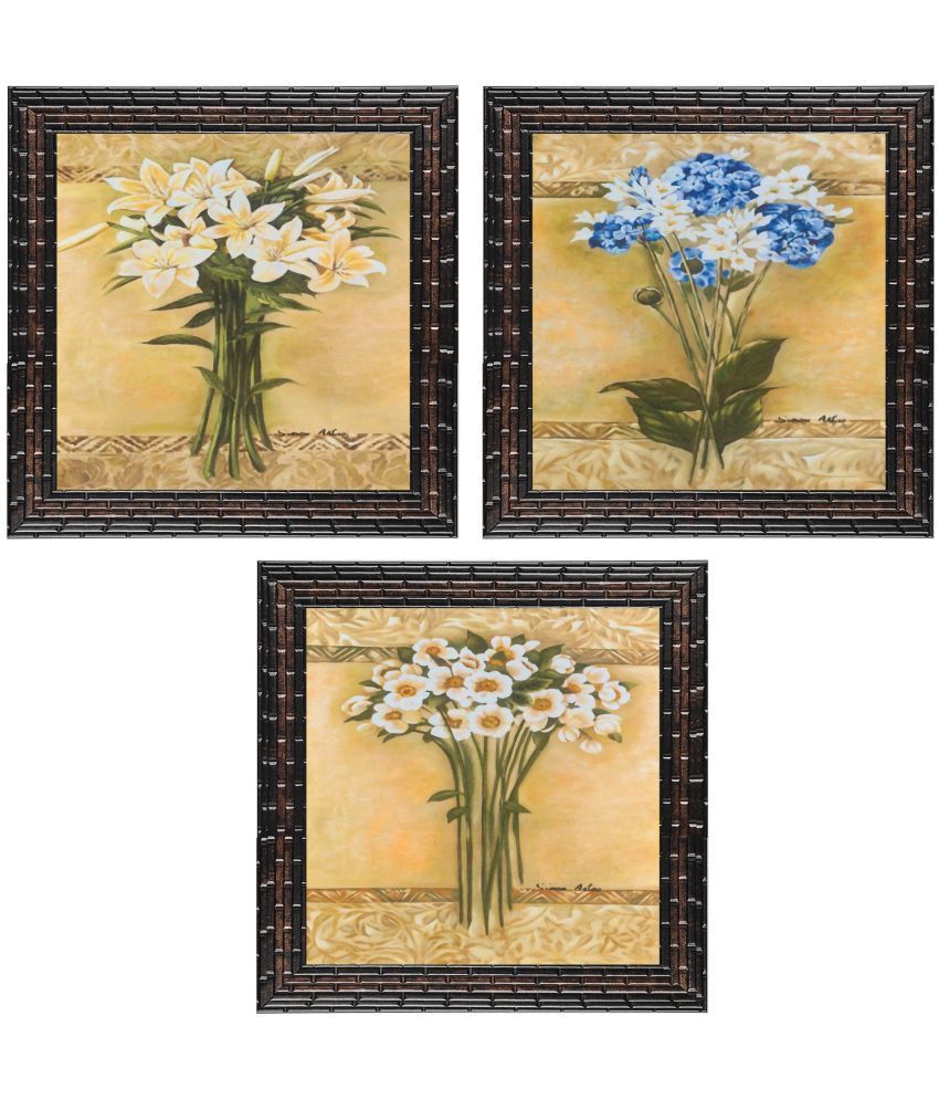    			Indianara - Floral Painting With Frame