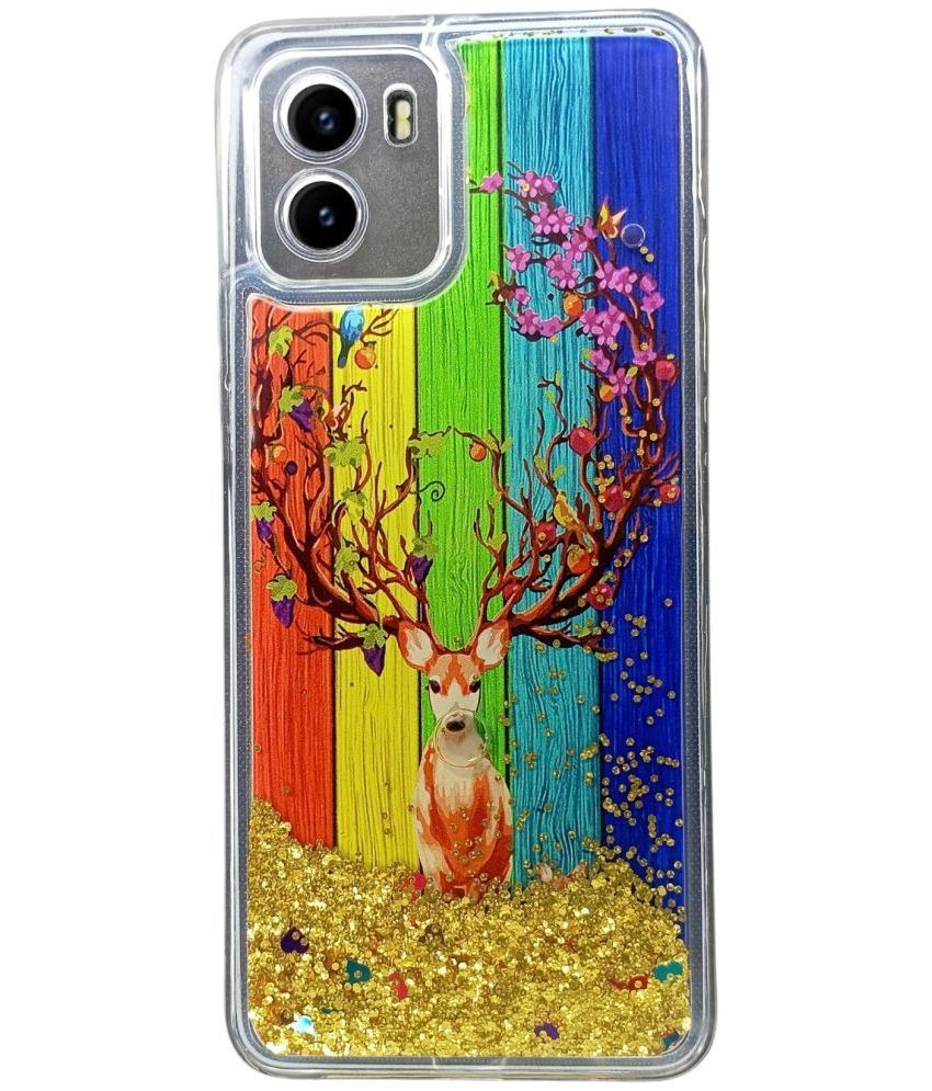     			NBOX - Multicolor Printed Back Cover Silicon Compatible For Vivo Y15S ( Pack of 1 )