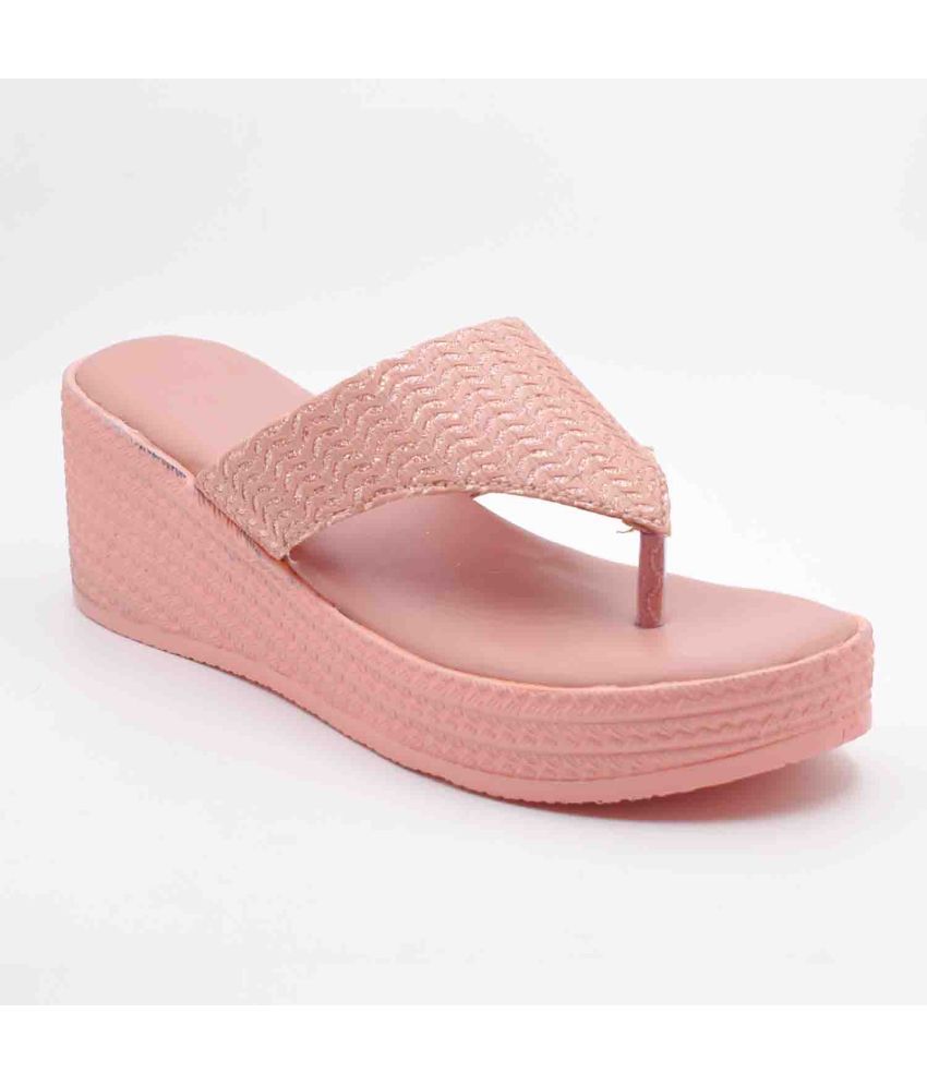     			Dream Makers - Pink Women's Slip On Heels