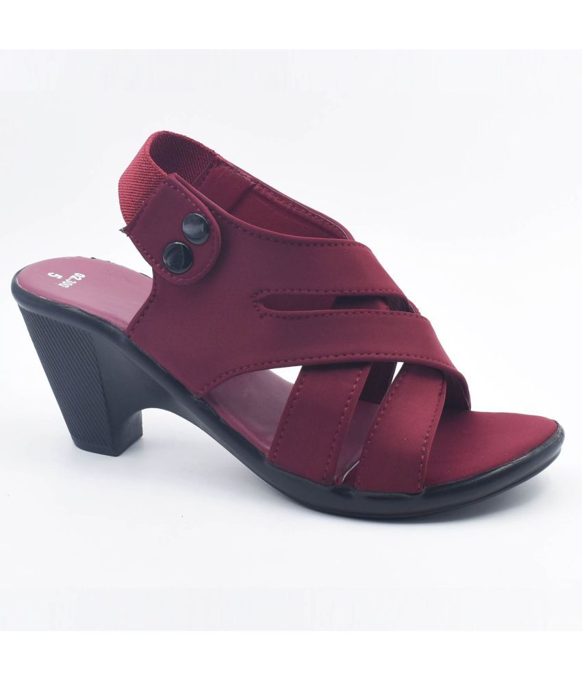     			Dream Makers - Red Women's Sandal Heels